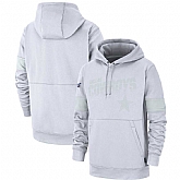 Dallas Cowboys Nike NFL 100TH 2019 Sideline Platinum Therma Pullover Hoodie White,baseball caps,new era cap wholesale,wholesale hats